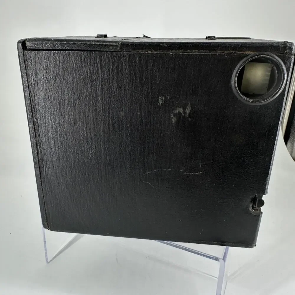 1917 Conley Model 1 Box Camera w/ 8 Glass Plates Vintage Collectible